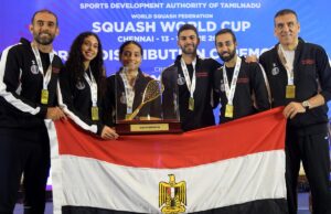Squash World Cup- Egypt come from behind to defend title
