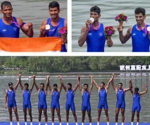 Rowing medals on Day 1 of Hangzhou Asian GamesOur Rowing teams 