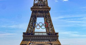 ‘Spectacular’ Olympic Rings now adorn the Eiffel Tower