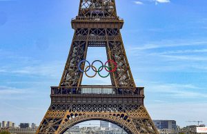 ‘Spectacular’ Olympic Rings now adorn the Eiffel Tower