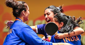 Ayhika turns star as India assure first Asia TT Championship medal