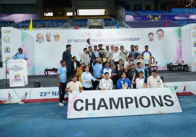 Haryana reigns supreme at 23rd National Paralympic Athletics Championship