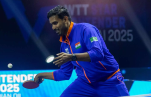 Sharath Kamal begins farewell event with confident win at WTT Star Contender Chennai 2025