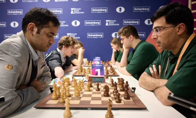 An analysis of how Vishy Anand outplayed Arjun Erigaisi at World Rapid Team Championship