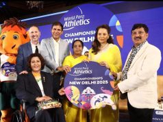 Viraaj-the Mascot unveiled for New Delhi 2025 Para Athletics World Championships