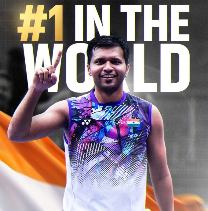 Sukant Kadam achieves World No. 1 in SL4 Para Badminton